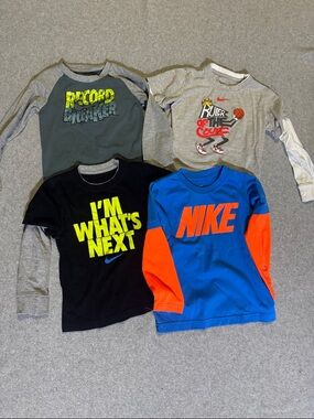 Nike Boys 4T Long Sleeve Tees - Set of 4